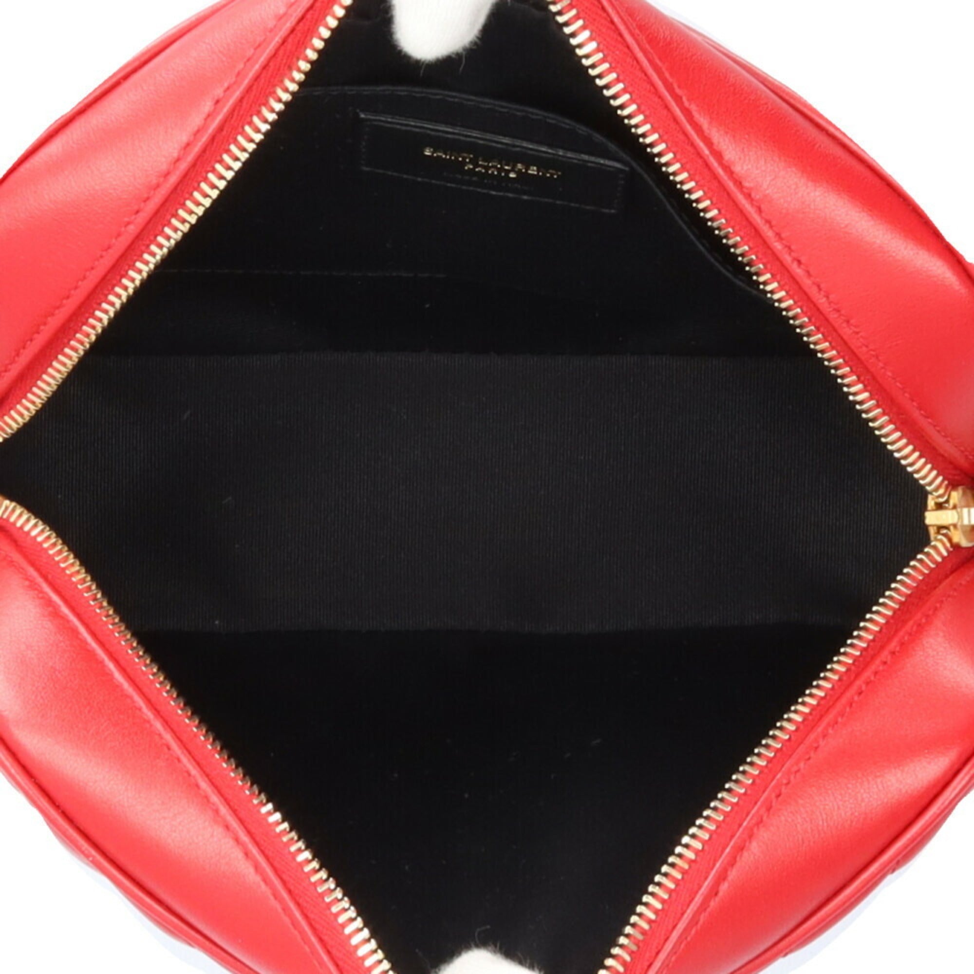 SLT Laurent Lou Camera Bag Shoulder Bag, Leather, 612544, Red, Women's, SAINT LAURENT