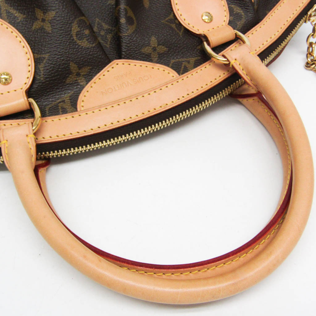 LOV Monogram Tivoli PM M40143 Women's Handbag Brown