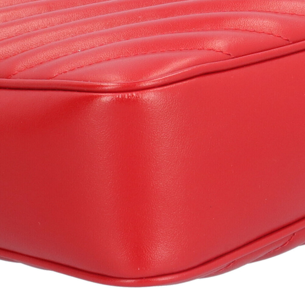 SLT Laurent Lou Camera Bag Shoulder Bag, Leather, 612544, Red, Women's, SAINT LAURENT