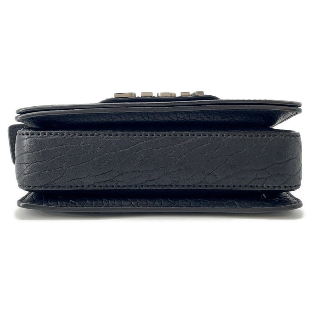 CRD Dior Evolution Mosaic Leather Shoulder Bag in Black