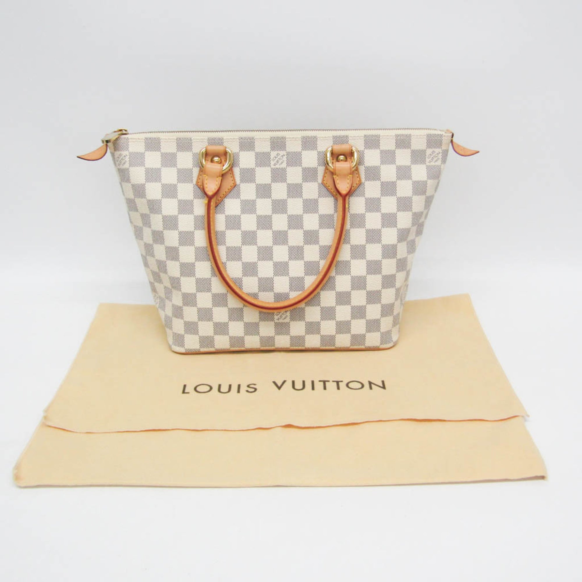 LOV Damier Azur Saleya PM N51186 Women's Handbag Damier Azur