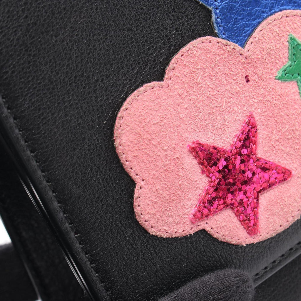 SLT Laurent Kate Medium Shoulder Bag, Leather, Women's, Black