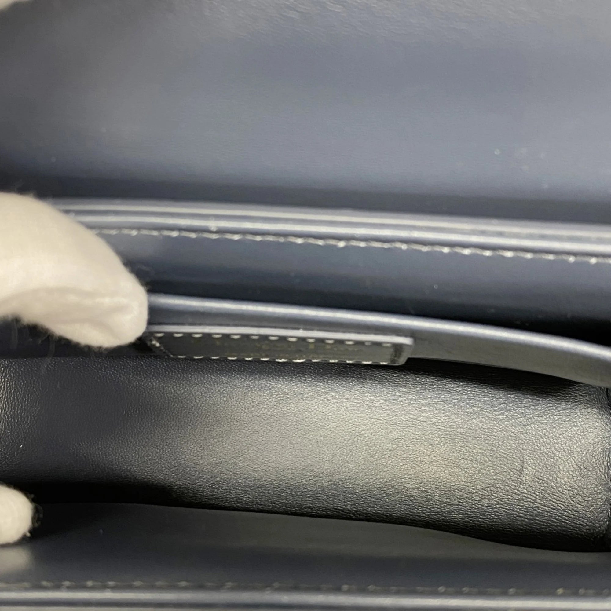 CRD Dior Ja Chain Shoulder Bag in Black Leather for Women