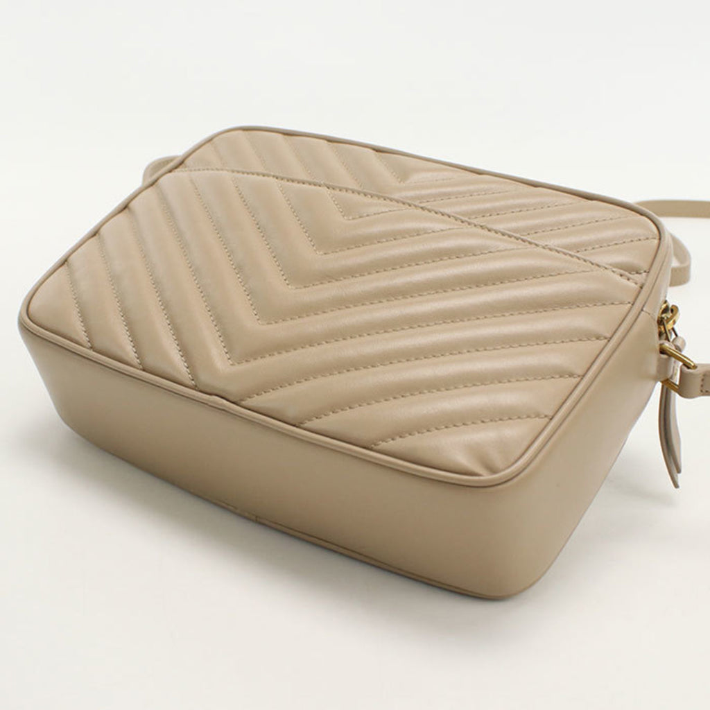 SLT LAURENT Crossbody Shoulder Bag 761554 Camera Lou Women's Beige