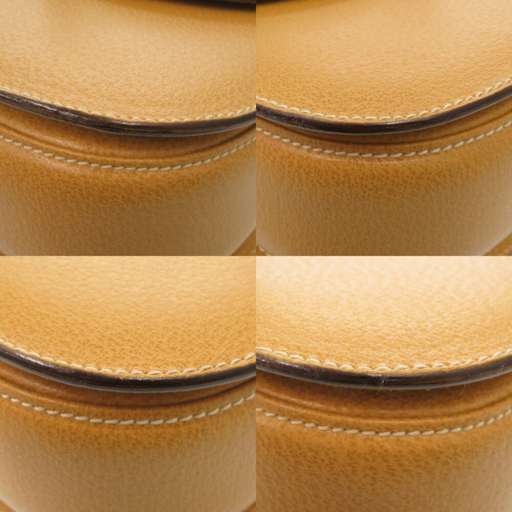GCCI Bamboo 000 1364 0633 Leather Yellow Handbag 0145GUCCI