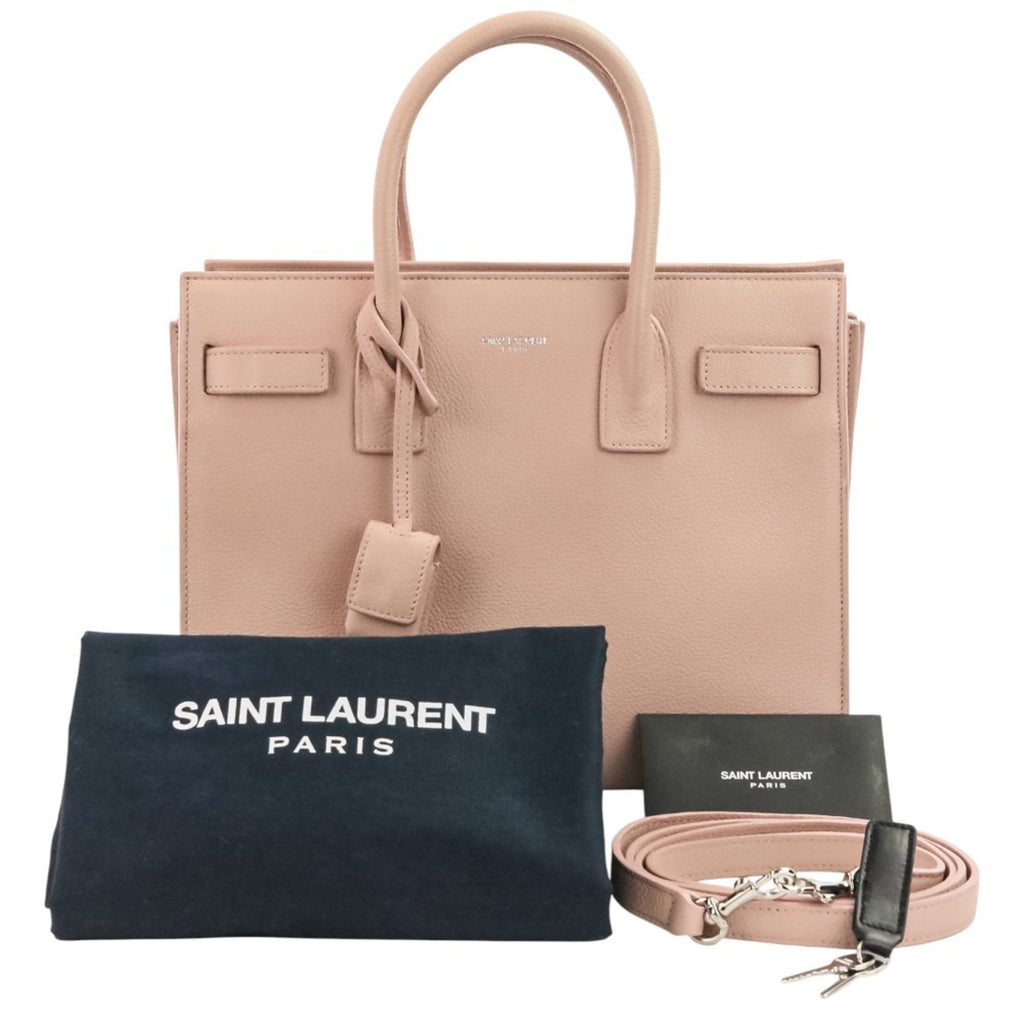 SLT Laurent Classic Baby Sac de Jour 2-Way Handbag, Pink, Women's