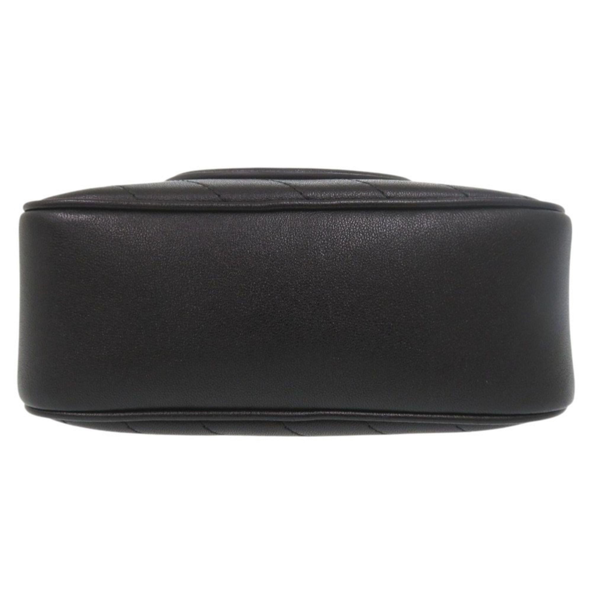 GCCI Like new Gucci Blondie 742360 leather black shoulder bag 0510 GUCCI