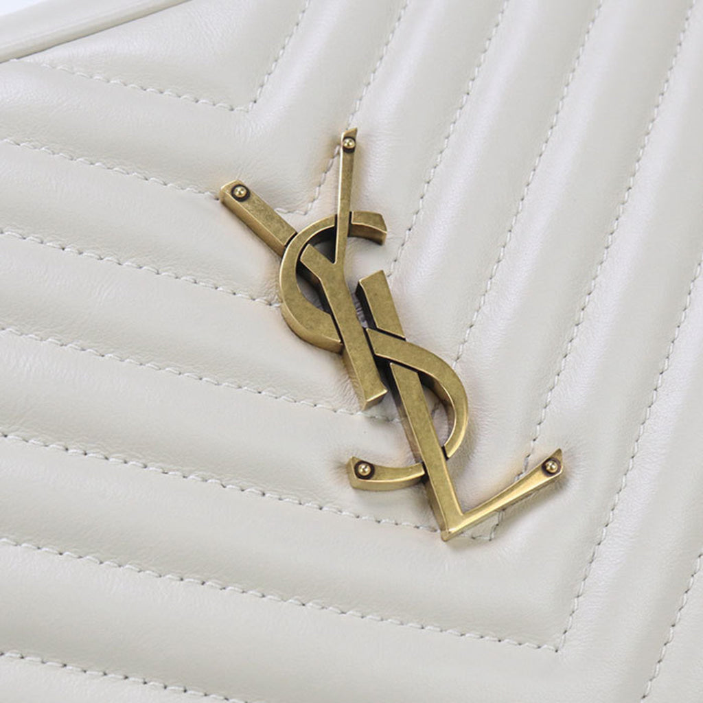 SLT LAURENT Crossbody Shoulder Bag 612544 Camera Lou Women's White