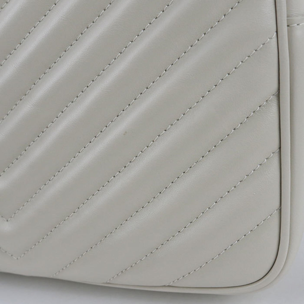 SLT LAURENT Crossbody Shoulder Bag 612544 Camera Lou Women's White