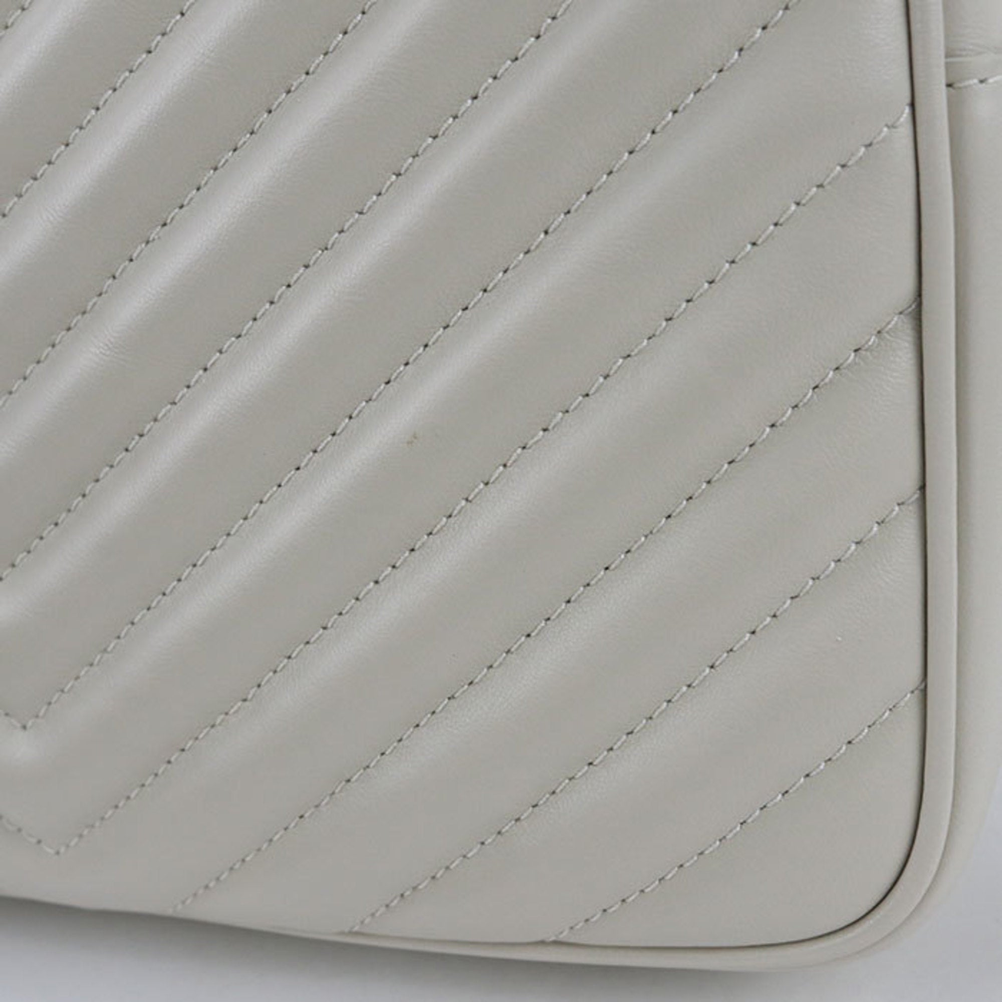 SLT LAURENT Crossbody Shoulder Bag 612544 Camera Lou Women's White