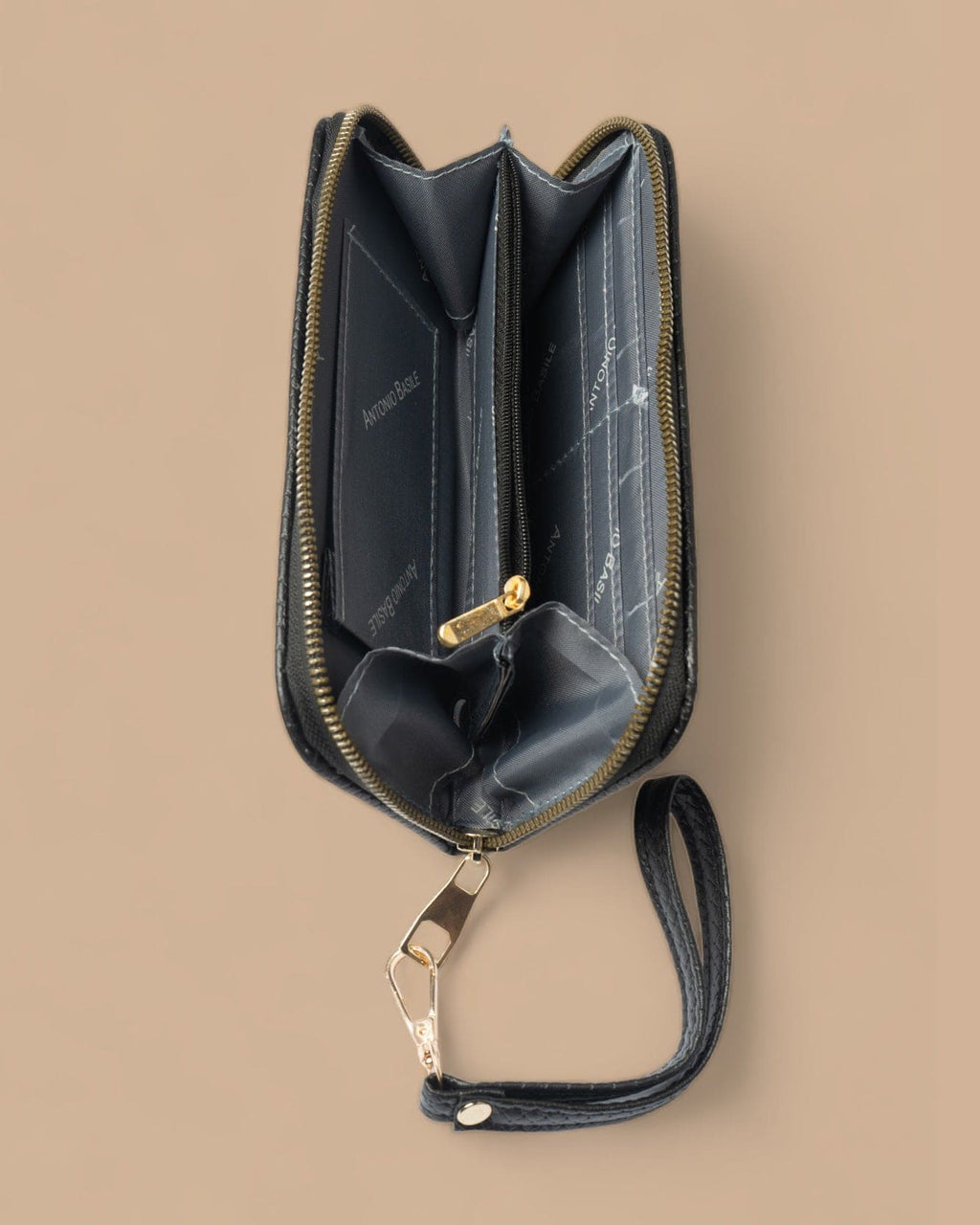 Women Wallet Clutch ( Woven Black)